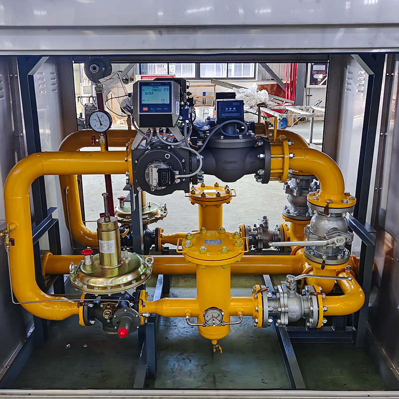 Caja de equipo de dispositivo regulador de presión de gas natural, gabinete regulador de presión de gas